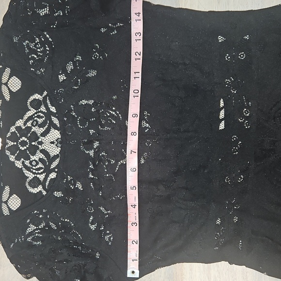 Free People Black Lace Lovers Folk Dress - Picture 6 of 8